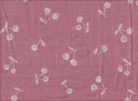 Kirschen rosa double gauze Kirschen rosa double gauze