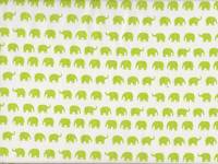 Elefanten klein grün auf weiß