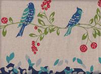 Echino 2017 Birdsong dunkelblau Echino 2017 Birdsong dunkelblau