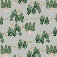 Cotton+Steel Baby, It's Cold Outside - Fog Metallic Cotton+Steel Baby, It's Cold Outside - Fog Metallic