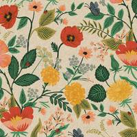 Cotton+Steel Camont - Poppy Fields - Natural Unbleached Canvas Cotton+Steel Camont - Poppy Fields - Natural Unbleached Canvas