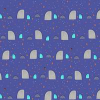 Cotton+Steel Summer Skies - Hedgehog Hills - Violet Cotton+Steel Summer Skies - Hedgehog Hills - Violet