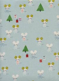 Cotton+Steel Little Friends Aqua Cotton+Steel Little Friends Aqua