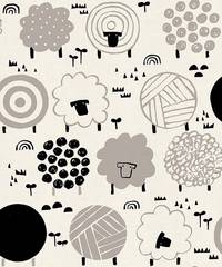 Cotton+Steel Fuwafuwa-san - Steel Wool Cotton+Steel Fuwafuwa-san - Steel Wool