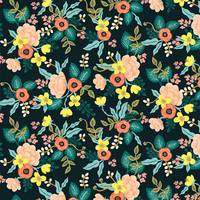 Cotton+Steel Primavera - Birch - Black Cotton+Steel Primavera - Birch - Black