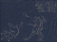 Panel Hase & Frosch blau Panel Hase & Frosch blau