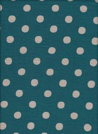 Punkte türkis Leinen Punkte türkis Leinen