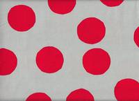Punkte groß rot grau Punkte groß rot grau