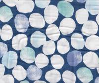 Natural dots blue double gauze Natural dots blue double gauze
