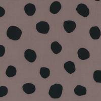 Punkte groß ash mauve schwarz Punkte groß ash mauve schwarz