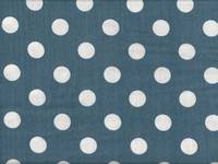 Punkte blau double gauze Punkte blau double gauze