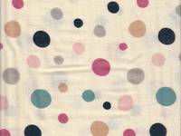 Punkte pink double gauze Punkte pink double gauze