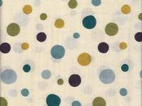 Punkte blau double gauze Punkte blau double gauze