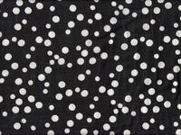 Punkte schwarz double gauze Punkte schwarz double gauze