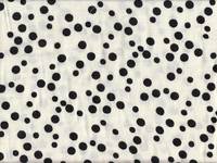 Punkte weiß double gauze Punkte weiß double gauze