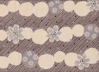 Border Flower beige (Canvas)