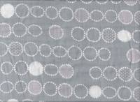 Dot Circle grau double gauze Dot Circle grau double gauze