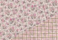 beidseitig Blümchen - karo rosa beidseitig Blümchen - karo rosa