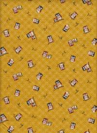 Eulen klein gelb Eulen klein gelb