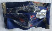 Gesichtsmaske Drachen Welle blau Gesichtsmaske Drachen Welle blau