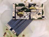 Gesichtsmaske Kranich Welle Blau Gesichtsmaske Kranich Welle Blau