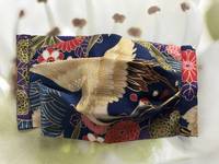 Gesichtsmaske - Kranich blau Gesichtsmaske - Kranich blau