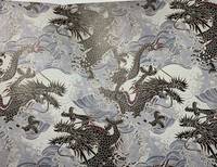 Drachen & Wellen groß schwarz Drachen & Wellen groß schwarz