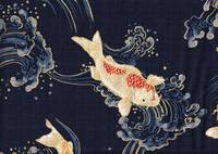 Koi & Wellen navy Koi & Wellen navy