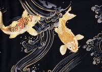 Koi & Wellen schwarz Koi & Wellen schwarz