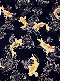 Koi & Wellen grau Koi & Wellen grau