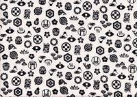Japanese Crest Design white Japanese Crest Design white