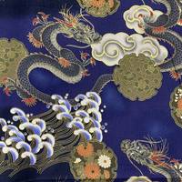 Drache groß blau Drache groß blau