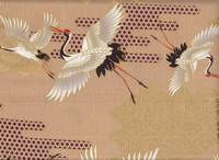 Kranich & Wellen beige Kranich & Wellen beige