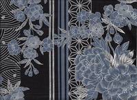 Kiku asanoha blau silber Kiku asanoha blau silber