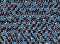Fuji & Wellen blau Fuji & Wellen blau