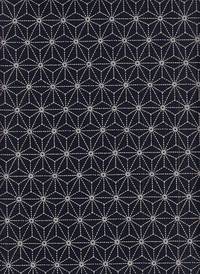 Sashiko Asanoha dunkelblau Sashiko Asanoha dunkelblau