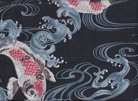 Koi dunkelblau Koi dunkelblau