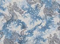 Drache klein creme blau Drache klein creme blau