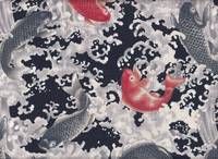 Koi dunkelblau Koi dunkelblau