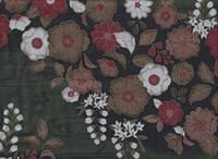 Blumen Wellen grün Blumen Wellen grün