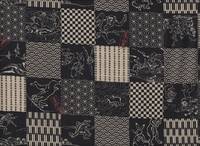Pattern Mix Choju-giga black Pattern Mix Choju-giga black