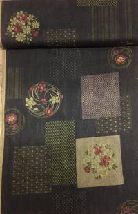 Patch Blumen Shibori dunkelgrau Patch Blumen Shibori dunkelgrau