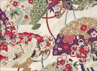 Kranich Fächer weiß Kranich Fächer weiß