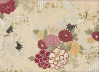 Hyakka Ryoran - Flying cranes creme Hyakka Ryoran - Flying cranes creme