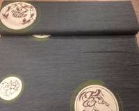 Blumenkreise graugrün Blumenkreise graugrün