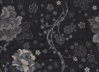 Hana kiku schwarz Jacquard Hana kiku schwarz Jacquard