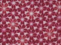 Blüten Shibori rot Blüten Shibori rot