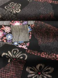 Blumen Patch schwarz Blumen Patch schwarz