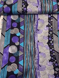 Yagasuri Patch schwarz lila Yagasuri Patch schwarz lila