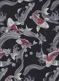 Koi & Fuji schwarz Koi & Fuji schwarz